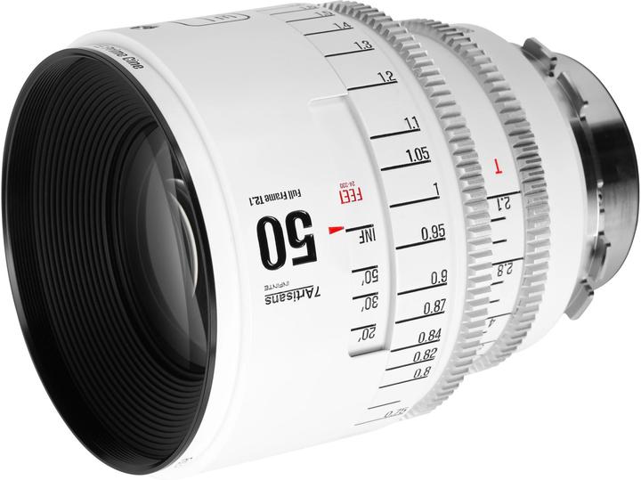 Image du produit 7artisans 50T21W-PL INF 50mm T2.1 INFINTE PL Mount (White) (Arri PL, Plein format)