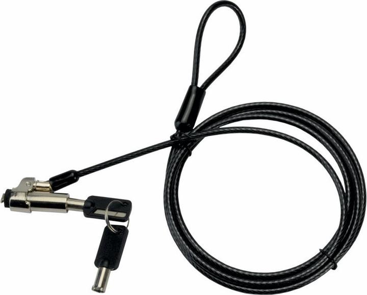 Immagine prodotto MCL Cavo per serratura Nano da 6 mm con chiave - 1,8 m