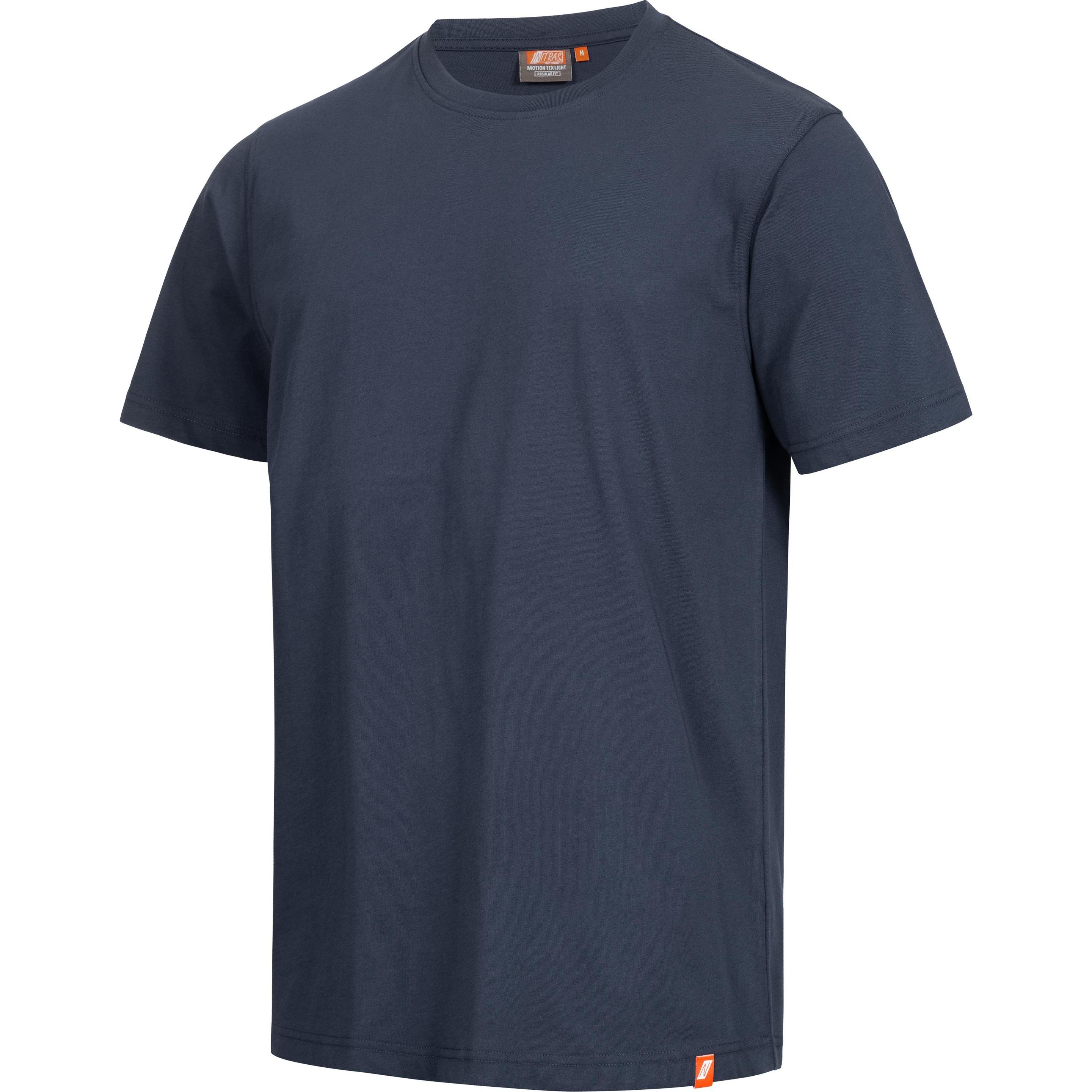 Nitras, Giacca da lavoro, MOTION TEX LIGHT, T-shirt, maniche corte, blu navy (codice colore: 2100), 160 g/m², comoda da (6XL)