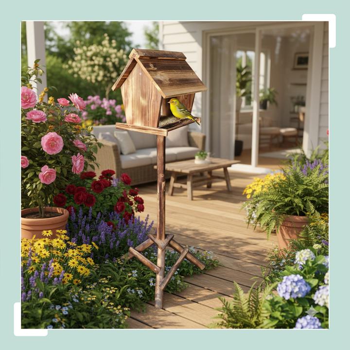 Produktbild Relaxdays Vogelfutterhaus