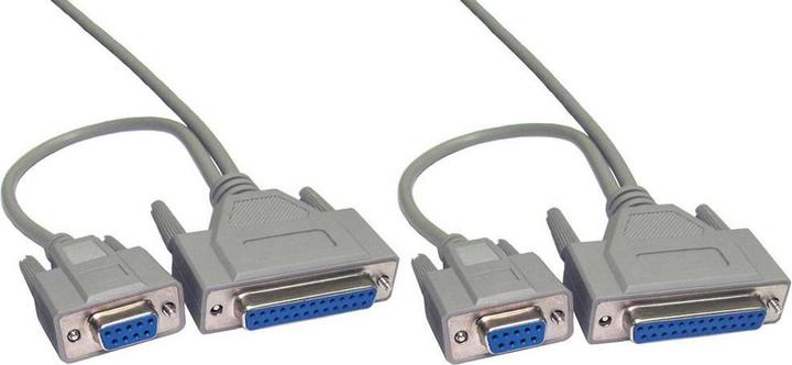 Image du produit RS PRO Câble série, D25 Femelle, D9 Femelle vers D25 Feme (2.50 m)