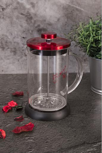 Actual product image BerlingerHaus BH/1498 Manual Coffee Maker French Press Burgundy (0.80 l)