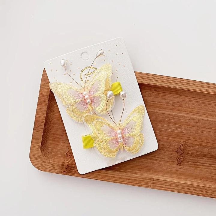 Image du produit Activity Board Schmetterlings-Haarspangen mit Pailletten