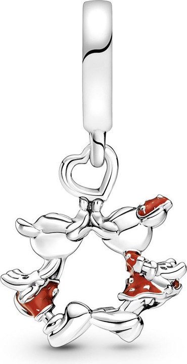 Immagine prodotto Pandora Charm Disney Mickey Mouse & Minnie Mouse che si baciano (Argento 925)