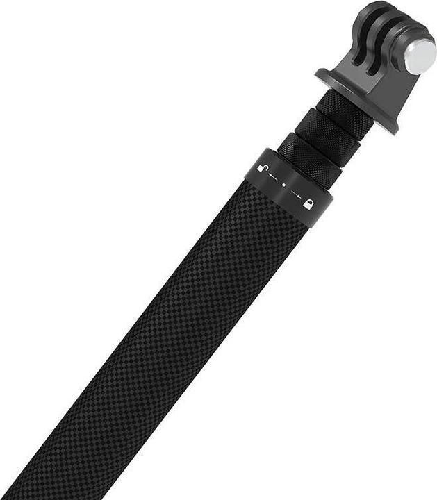 Actual product image Telesin Selfie stick made of carbon fiber with a length of 1.16m