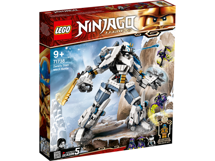 Actual product image LEGO Zane's Titan Mech (71738, LEGO Ninjago)