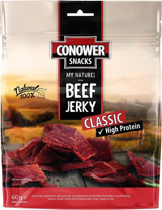 Produktbild Conower Fleischsnack Beef Jerky Classic (60 g)