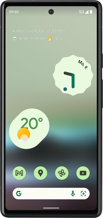 Productafbeelding Google Pixel 6a (128 GB, Wit krijt, 6.10", SIM + eSIM, 12.20 Mpx, 5G)