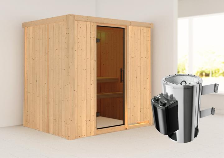 Actual product image Karibu Fanja without roof rim (Plug & Play 3.6 KW internal control)