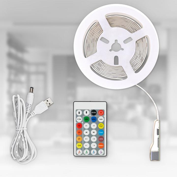 Actual product image B.K.Licht Magic RGB LED strip (RGB, 250 cm, Indoor)