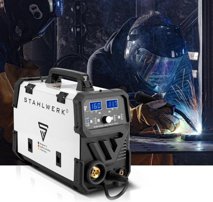 Produktbild Stahlwerk Schweissgerät MIG MAG 160 Puls Pro IGBT Kombigerät mit 160 Ampere