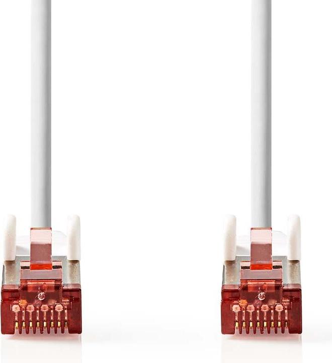Produktbild Nedis CAT6-Netzwerkkabel - RJ45 Stecker - RJ45 Stecker - S/FTP - 1.50 m - Rund - LSZH - Weiss - Labe (S/FTP, CAT6, 1.50 m)