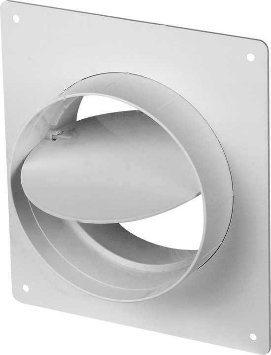 Actual product image Awenta Wall flange with Circular-V 125 backflow flap