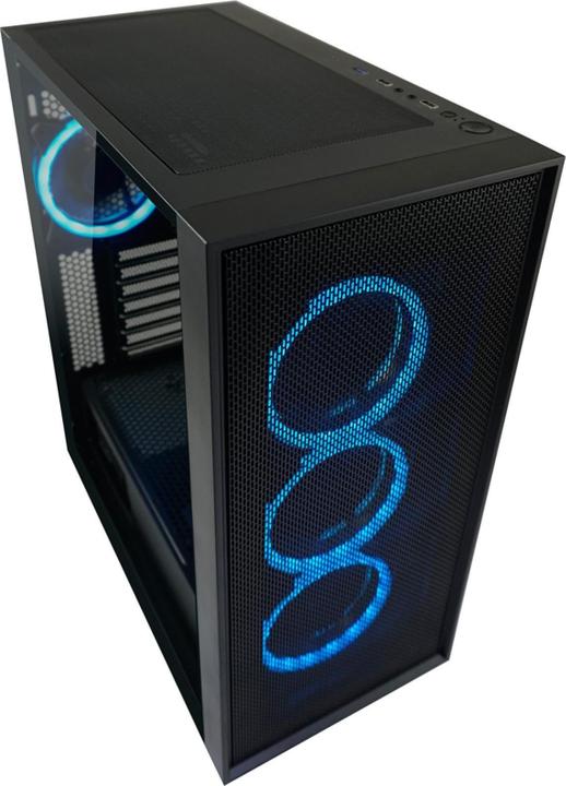 Actual product image LC-Power Case Gaming 802B-ON Black Wandererd X RGB black retail (ATX, mATX, Mini-ITX)