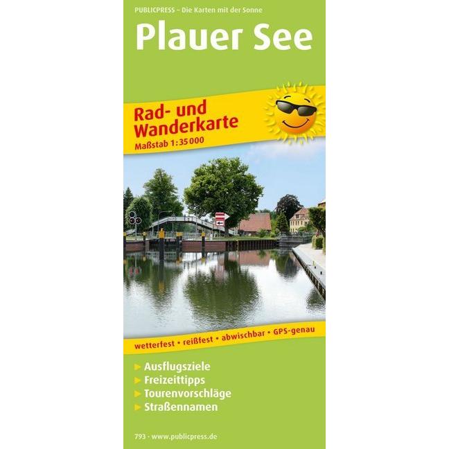 PublicPress Rad-u.Wanderk. Plauer See, Landkarte