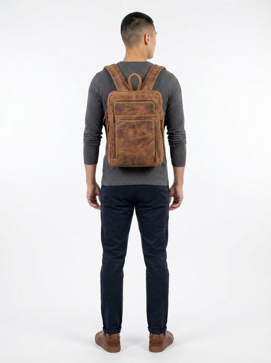 Produktbild Greenburry Vintage Daypack Leder 44 cm Laptopfach (14 l)
