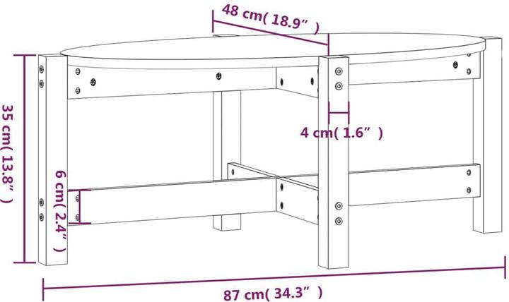 Image du produit vidaXL Couchtisch