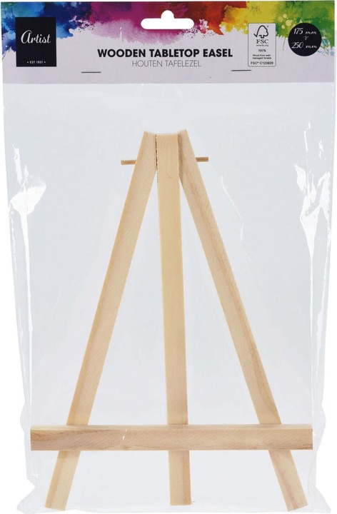 Actual product image Wooden table easel with stand
