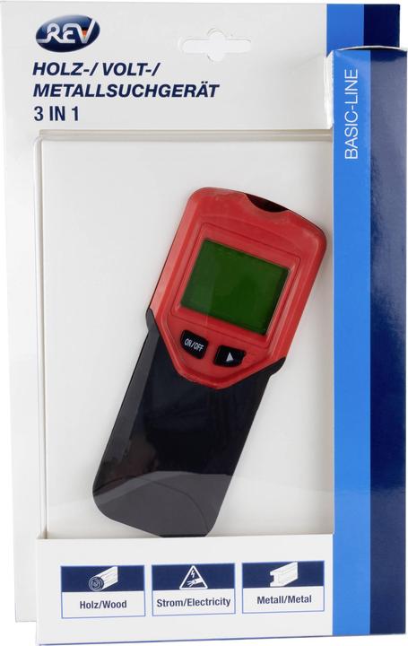 Produktbild REV 3in1 Suchgerät für Holz, Metall + Spannung