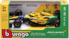 Bburago 1/43 Racing - Mclaren MCL38 Monaco GP #Norris