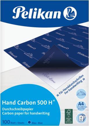 Produktbild Pelikan Durchschreibpapier Handcarbon A4 blau 100 Blatt (A4)