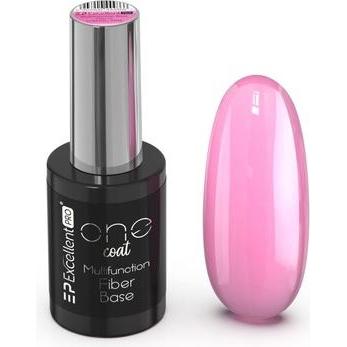 Excellent PRO, Smalto per unghie, One Coat Multifunction Fiber Base Hybrid Base Strong Pink 11g (Pink)