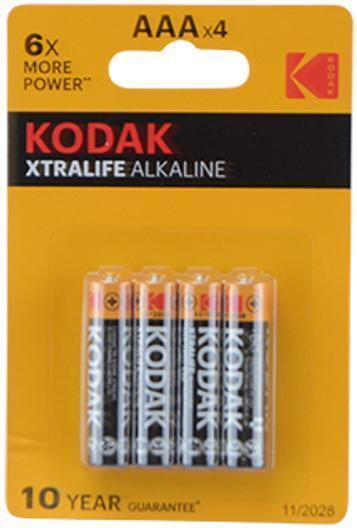 Image du produit Kodak Lr03 AAA Xtralife Alkaline (x4) (4 pcs, AAA)