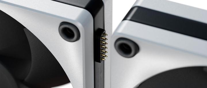 Actual product image Hyte THICC FP12 120MM PWM FAN 3PK + NP (120 mm, 3 x)