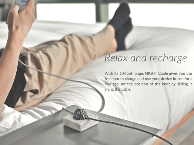 Actual product image Native Union Night Cable w. Stand (3 m, USB 2.0)