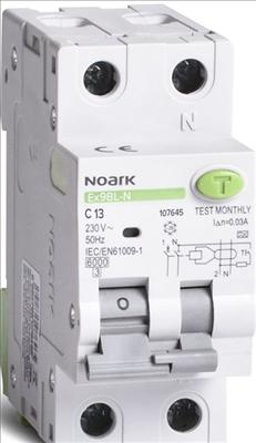 Noark Electric FI/LS 1P+N 6kA 13A 30mA Type A