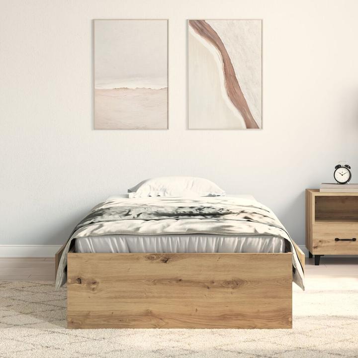 Image du produit vidaXL Rustikales Bett (90 x 200 cm)