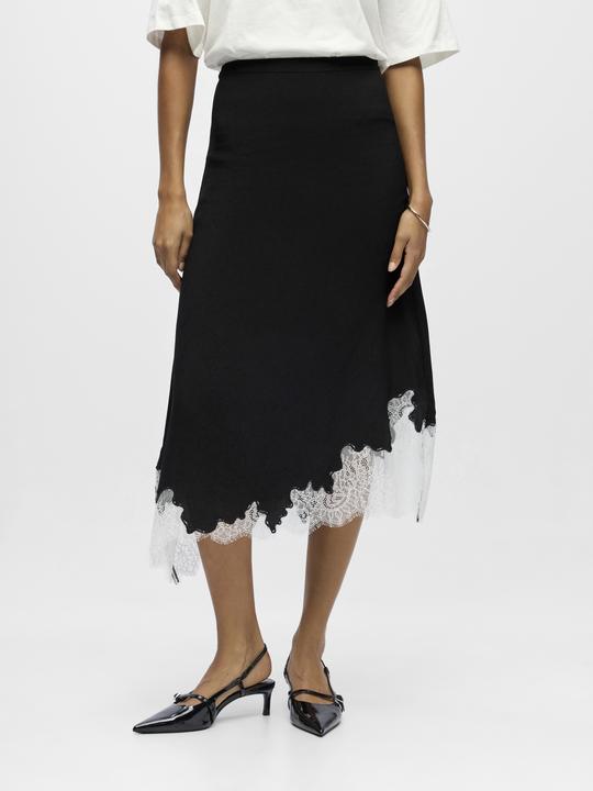 Produktbild Object Langer Spitzen Rock (40)