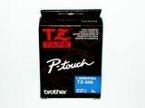 Produktbild Brother TZ555 Laminiertes Band (2.40 cm, Blau, Weiss)