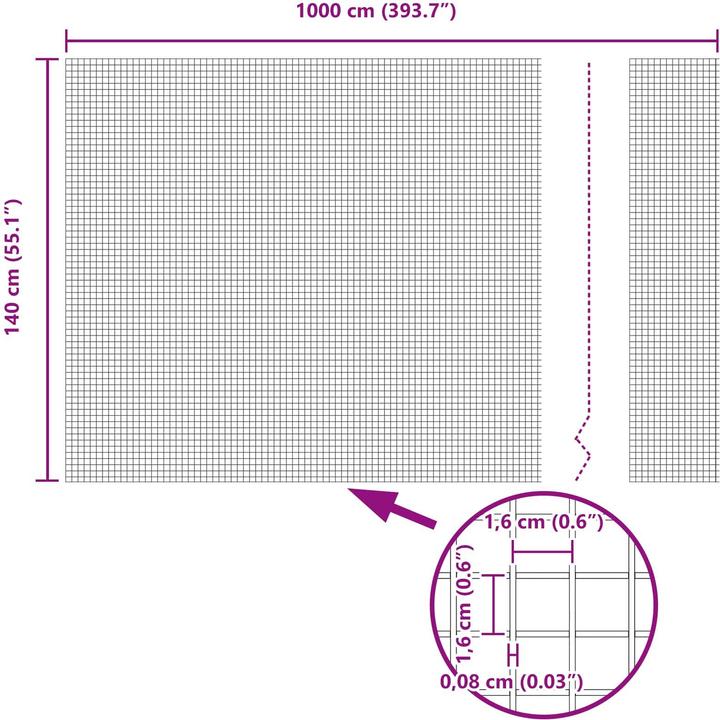 Produktbild vidaXL Gartenzaun