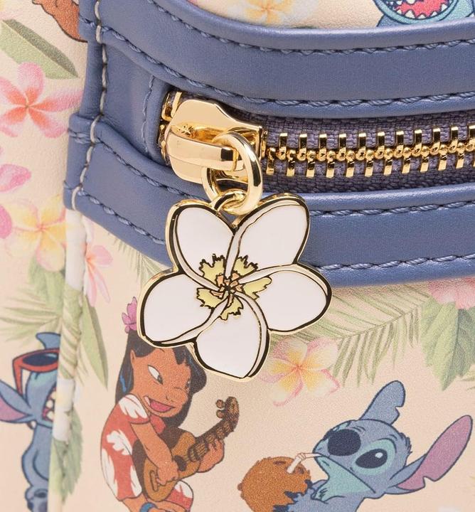 Actual product image Loungefly Lilo and Stitch Hula Dance Mini Backpack
