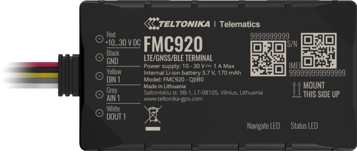 Produktbild Teltonika 4G Bluetooth Small GPS