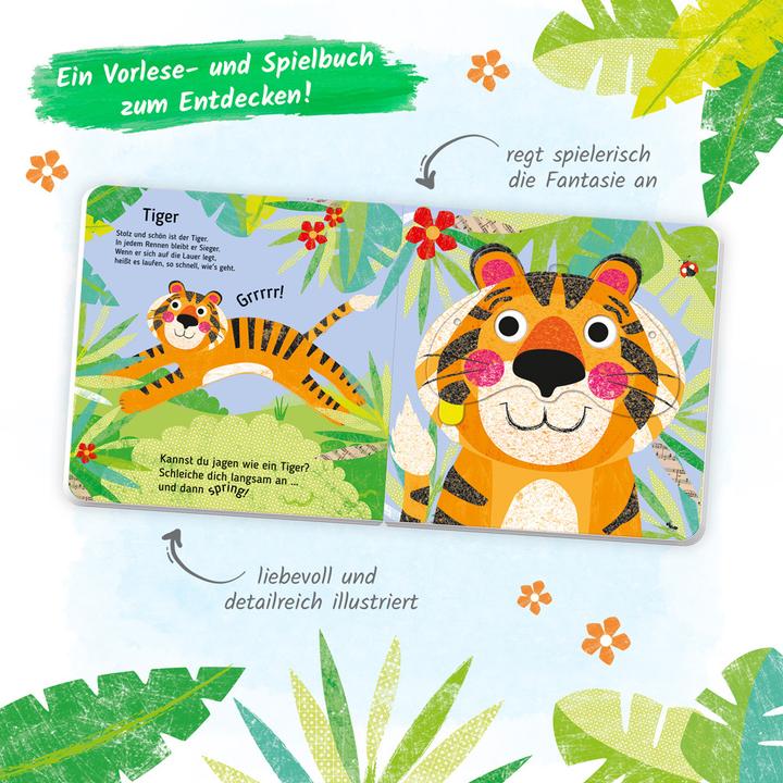 Produktbild Pappenbuch mit Masken Lustiges Maskenbuch Zootiere