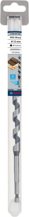 Immagine prodotto Bosch Professional Zubehör PRO Legno Punta per legno, 11 x 170 x 235 mm (6,35 mm)