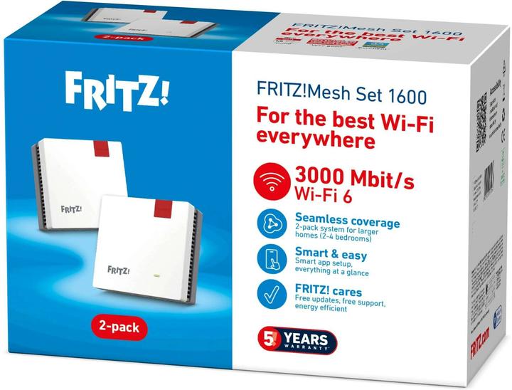 Actual product image FRITZ! Mesh Set 1600 2-pack International