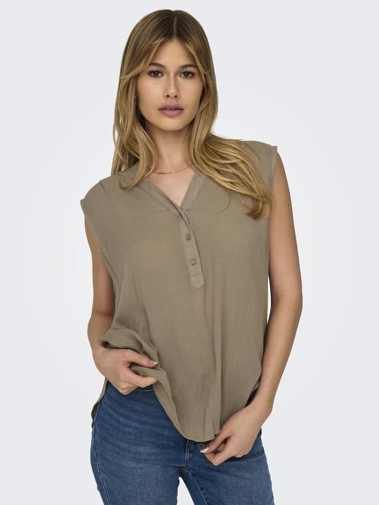 Produktbild Only Normal geschnitten V-Ausschnitt Tank-Top Top (38)