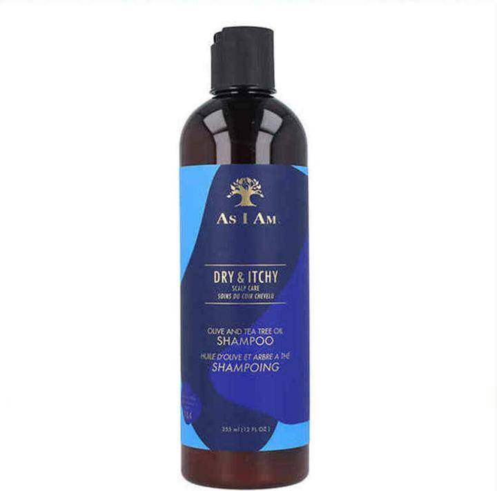 Immagine prodotto As I Am Shampoo all'olio di oliva e tea tree DRY & ITCHY 355 ml (355 ml, Shampoo liquido)