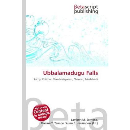 Ubbalamadugu Falls, Fachbücher von Lambert M. Surhone, Miriam T. Timpledon, Susan F. Marseken