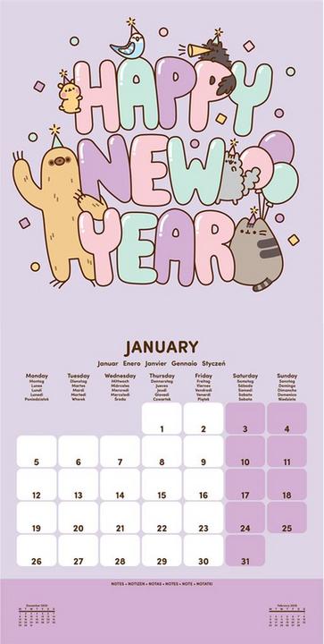 Image du produit Pyramid Pusheen Calendario Quadrato 2026: Pusheen