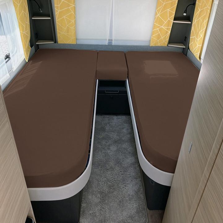 Actual product image Erwin Müller Spannbettlaken 3er-Set für Wohnmobil/Wohnwagen Heckbett (70 x 190 cm)
