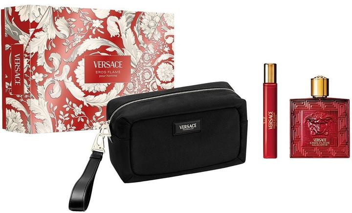 Versace Geschenkset Eros Flame pour Homme Set / (Parfum Set)