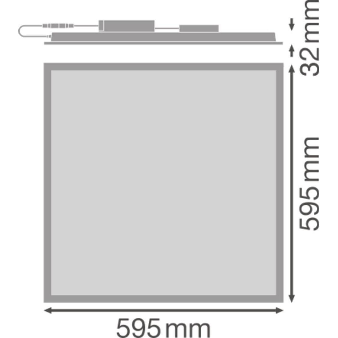 Thumbnail - Ledvance, Wandleuchte + Deckenleuchte, PANEL COMFORT 600 (4200 lm)
