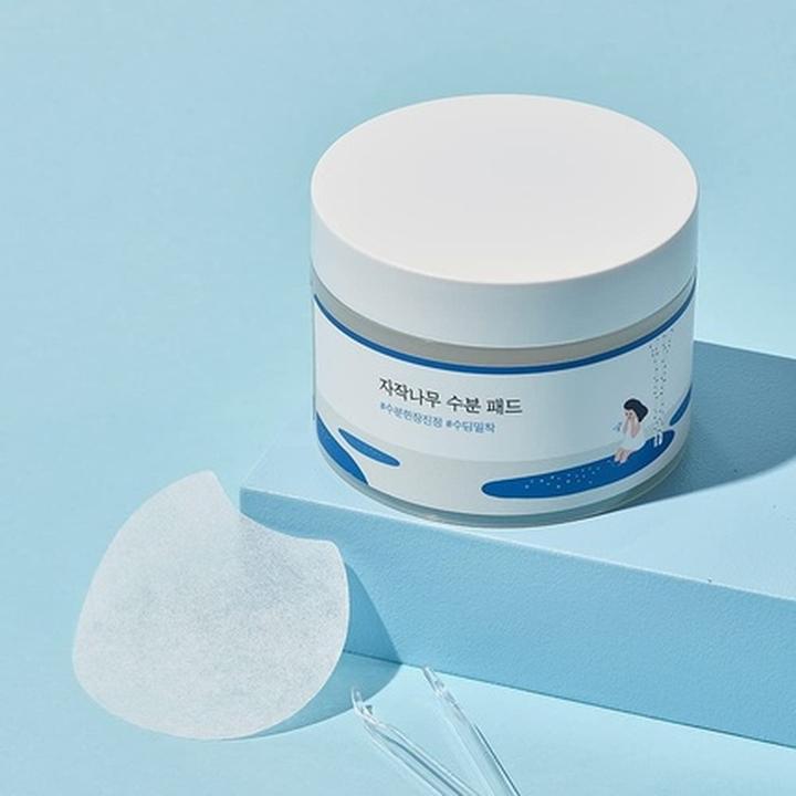 Actual product image Round Lab Birch Juice Moisturizing Pad 80pcs Aquaxyl Soothing Adhesion (Facial cleansing wipes, 180 ml)