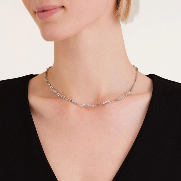 Image du produit Rosefield Halskette (Acier inoxydable, Acier inoxydable 316L plaqué rhodium, 42 - 46 cm)