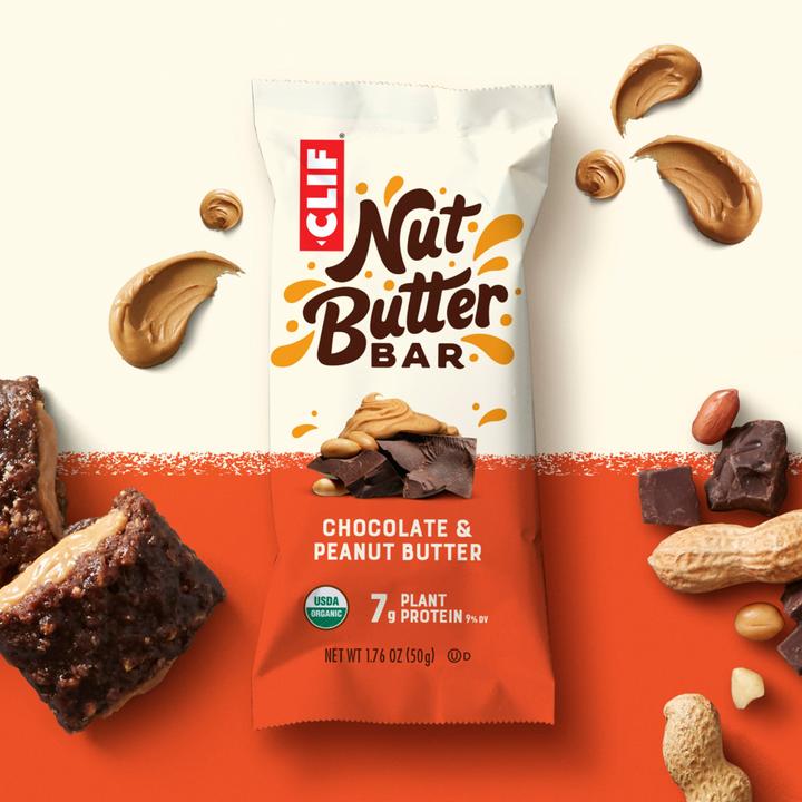 Produktbild Clif Bar Nut Butter Filled Chocolate Peanut Butter (Chocolate Peanut Butter, Erdnussbutter, 12 Stk., 600 g)