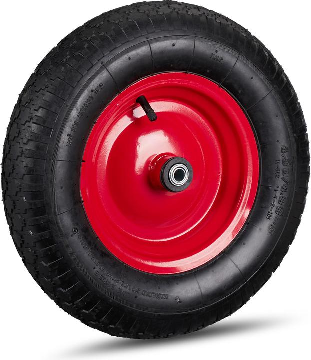 Image du produit Relaxdays Roue de rechange brouette, caoutchouc